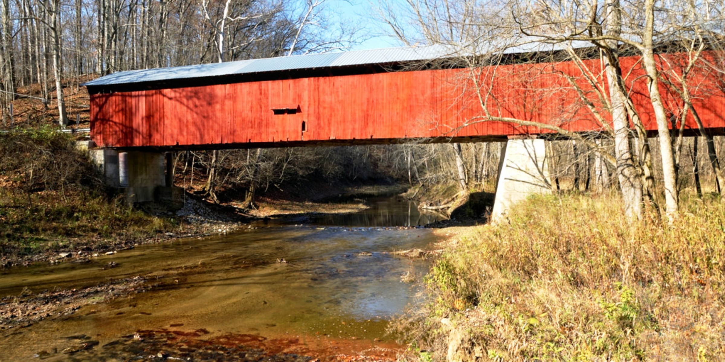 Pine Bluff Covered Bridge - Putnam County Visitor's Bureau